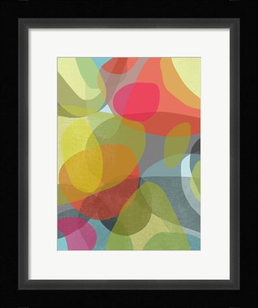 Framed Layered Earth Two Print