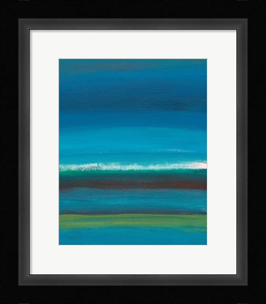 Framed Night Coast One Print