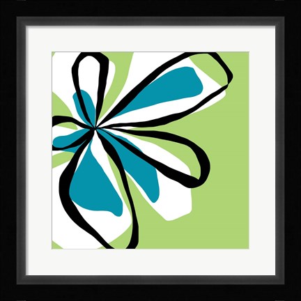 Framed Oh So Pretty - Green Print