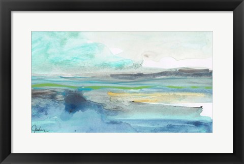Framed Tempestuous Sea Print