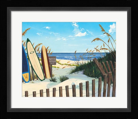 Framed Beach Access Print
