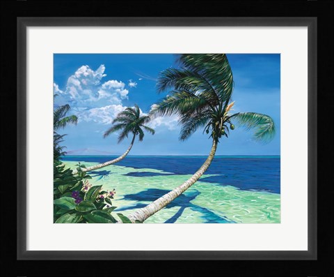 Framed Beckoning Palms Print