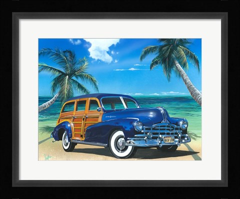 Framed Blue Lagoon Print