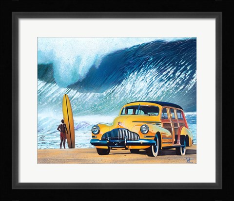 Framed Buttercup Buick Print