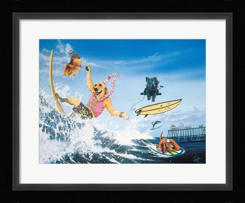 Framed Diva Dawgs Print