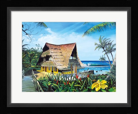 Framed Hawaiian Hideaway Print