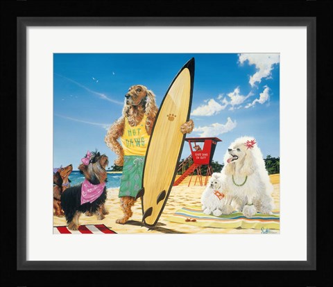 Framed Hot Dawg Print