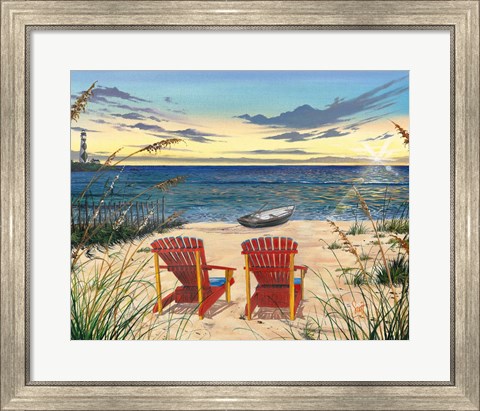 Framed Outer Banks Sunrise Print