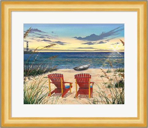 Framed Outer Banks Sunrise Print