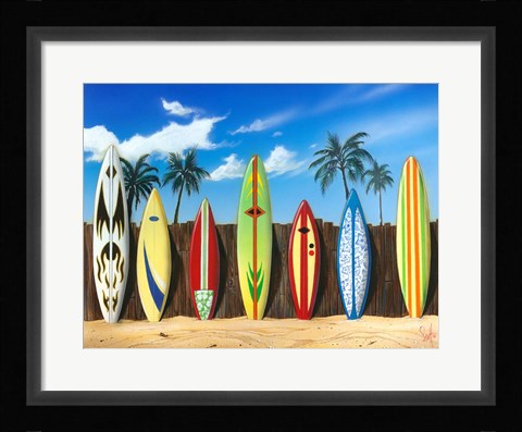 Framed Starting Lineup Print