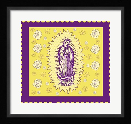 Framed Purple Mary Print