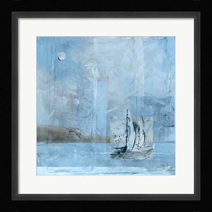 Framed Sailboats Print