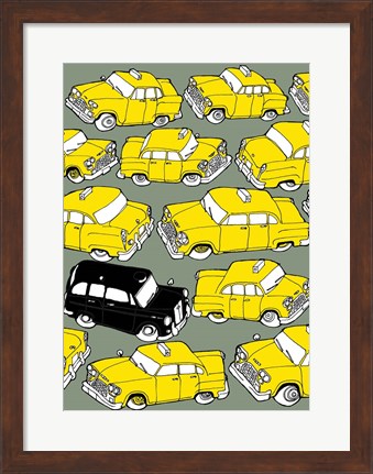 Framed Odd Ones - Black Cab Print