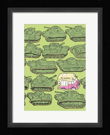 Framed Odd Ones - Ice Cream Print