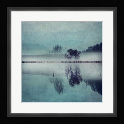 Framed Misty Mirror Print
