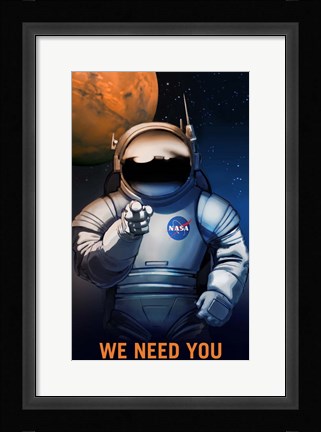 Framed We Need You Print