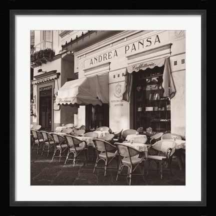 Framed Andrea Pansa, Amalfi Print