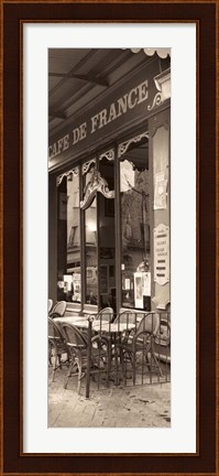 Framed Cafe de France Print