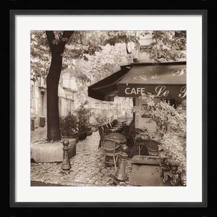 Framed Cafe, Aix-en-Provence Print