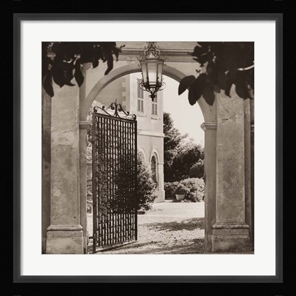 Framed Giardino Mortola Print