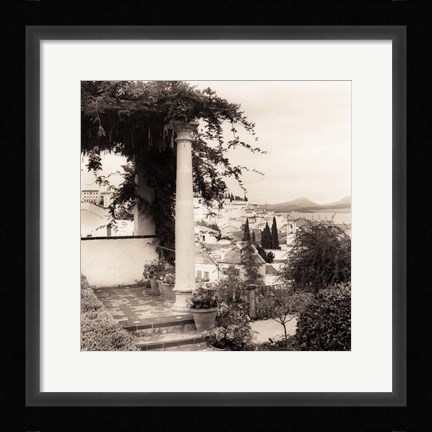 Framed Jardin del Rey Moro Print