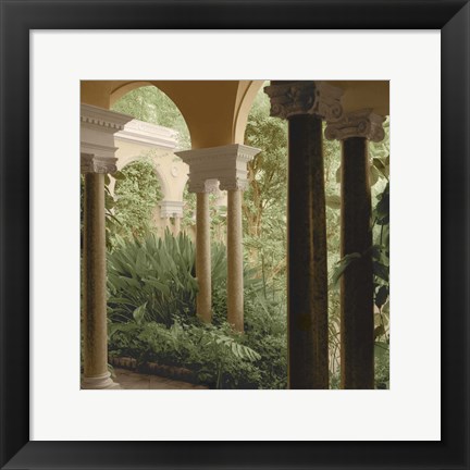 Framed Jardin Portique No. 2 Print