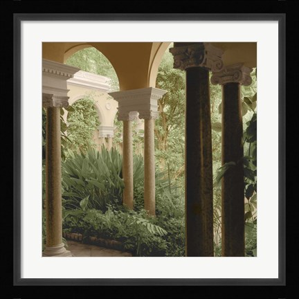 Framed Jardin Portique No. 2 Print
