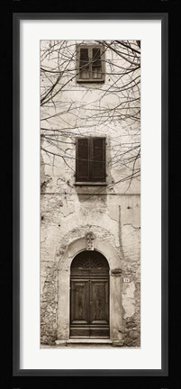 Framed La Porta Via, Volterra Print