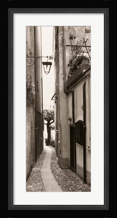 Framed La Strada, Portofino Print