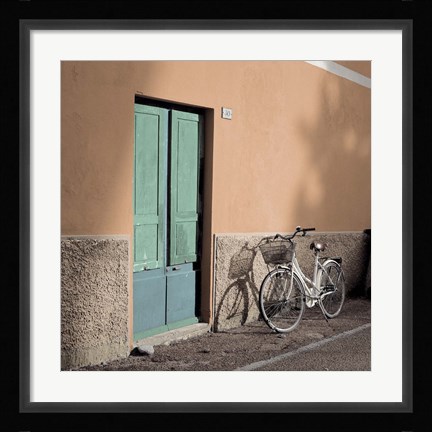 Framed Liguria Bicycle Print