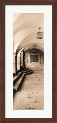 Framed Paseo de Canovas, Caceras Print