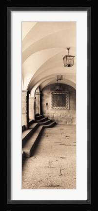 Framed Paseo de Canovas, Caceras Print