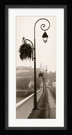 Framed Pont de Chinon Print