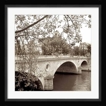 Framed Pont Louis-Philippe, Paris Print