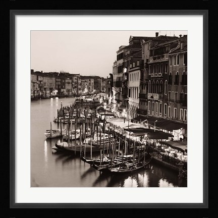 Framed Ponte di Rialto Print