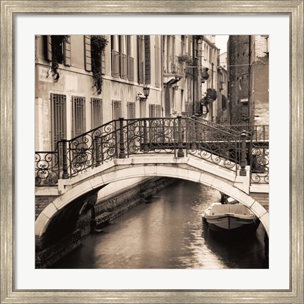 Framed Ponti di Venezia No. 1 Print