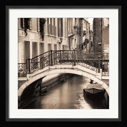 Framed Ponti di Venezia No. 1 Print