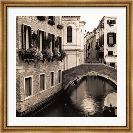 Framed Ponti di Venezia No. 2 Print