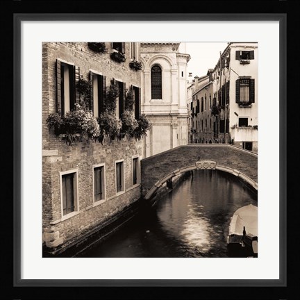 Framed Ponti di Venezia No. 2 Print