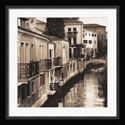 Framed Ponti di Venezia No. 4 Print