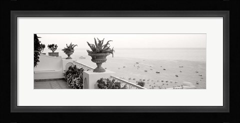 Framed Positano Terrazza Vista Print