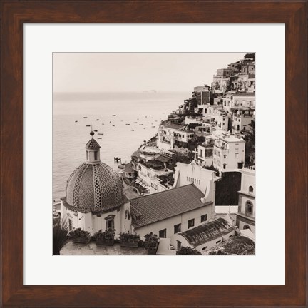 Framed Positano Vista Print