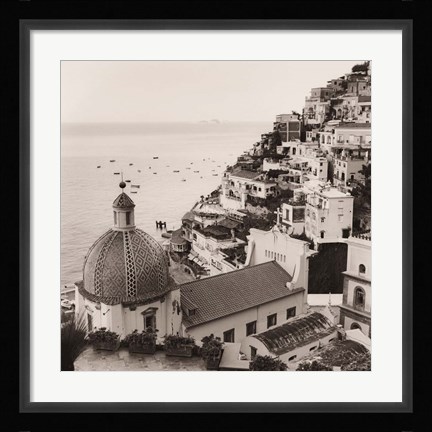 Framed Positano Vista Print