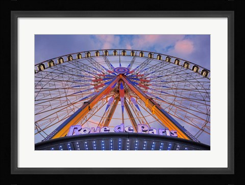 Framed Rue de Paris Print