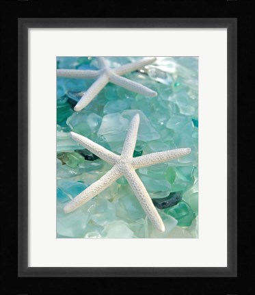 Framed Seaglass 1 Print