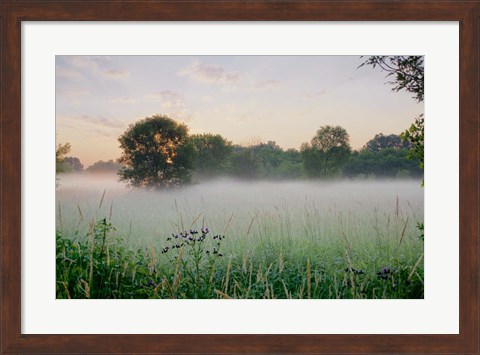 Framed Western Plains Sunrise Print