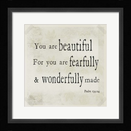 Framed Beautiful Print