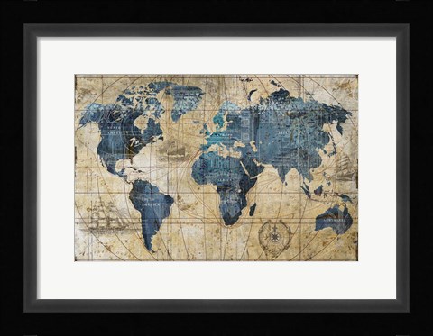 Framed Connected World Print