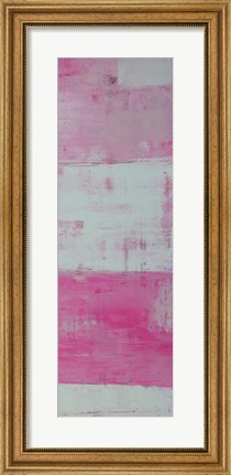 Framed Panels in Pink II Print