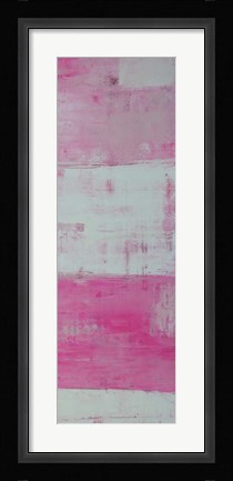 Framed Panels in Pink II Print